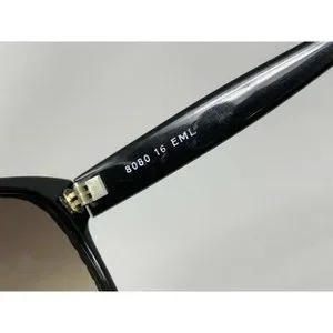 VINTAGE EK EMMANUELLE KHANH 8080 16  EML Snakeskin Pieces Black Frame Scratched Vintage emmanuelle khanh 8080 - Gem main image 2